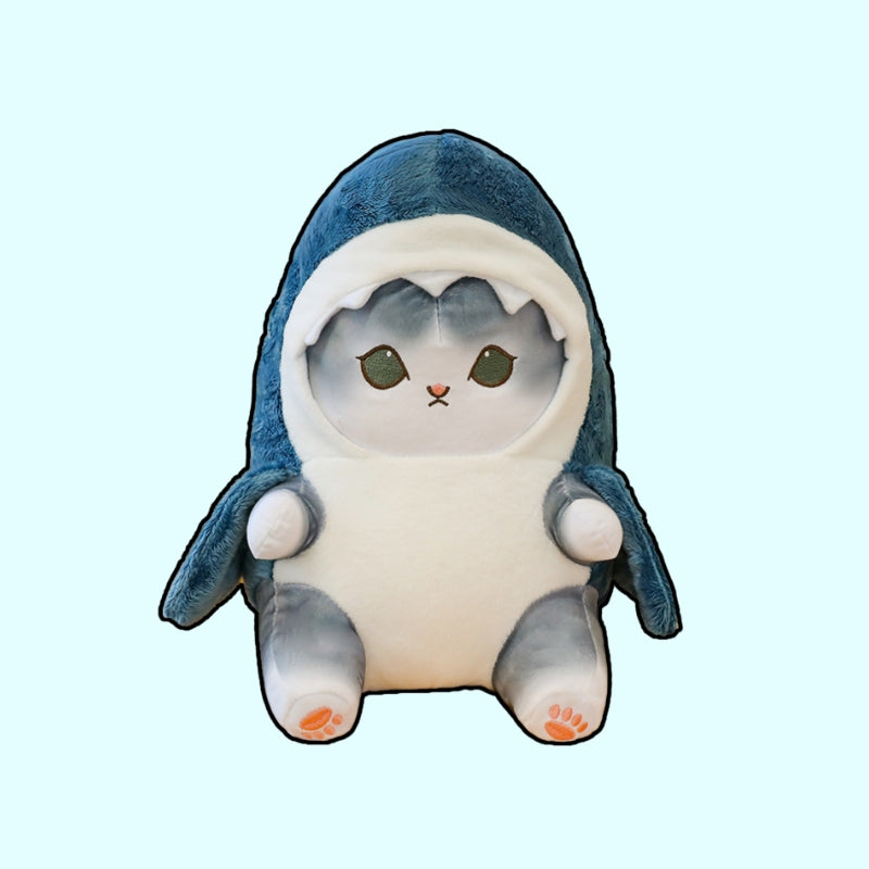 Peluche de gato tiburón Snuggle Fin