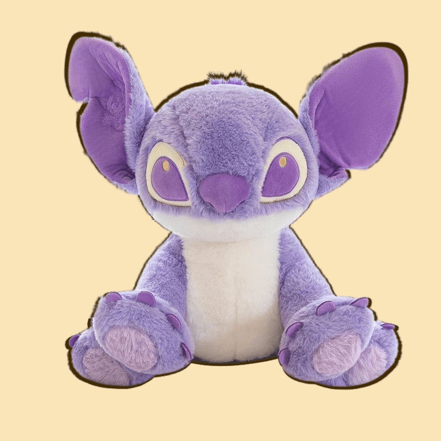 Purple store plush toy