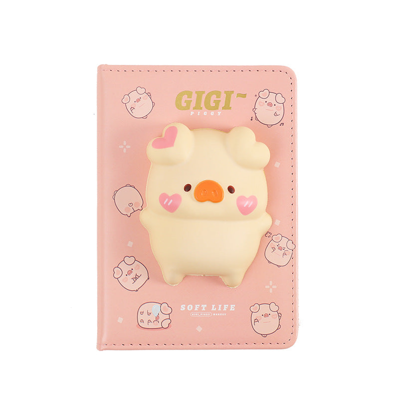omgkawaii Pig Adorable Squishy Notebook for Stress Relief