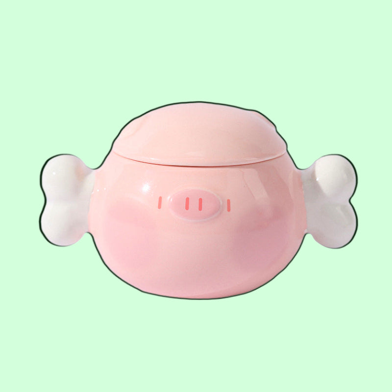 Piggy Delight: Adorable Ceramic Pig Mug for Your Daily Sip