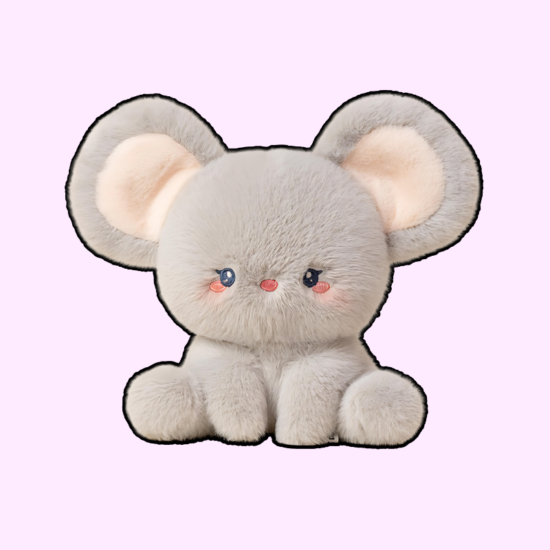 Adorable Kawaii Mouse Plushie omgkawaii