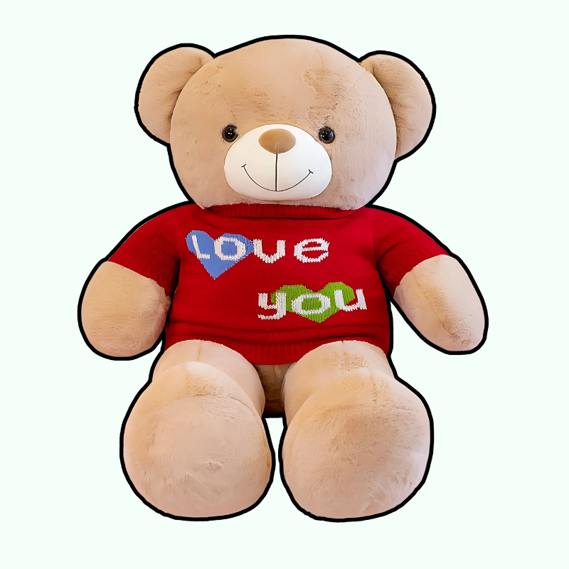 Pull Love You Ours en peluche