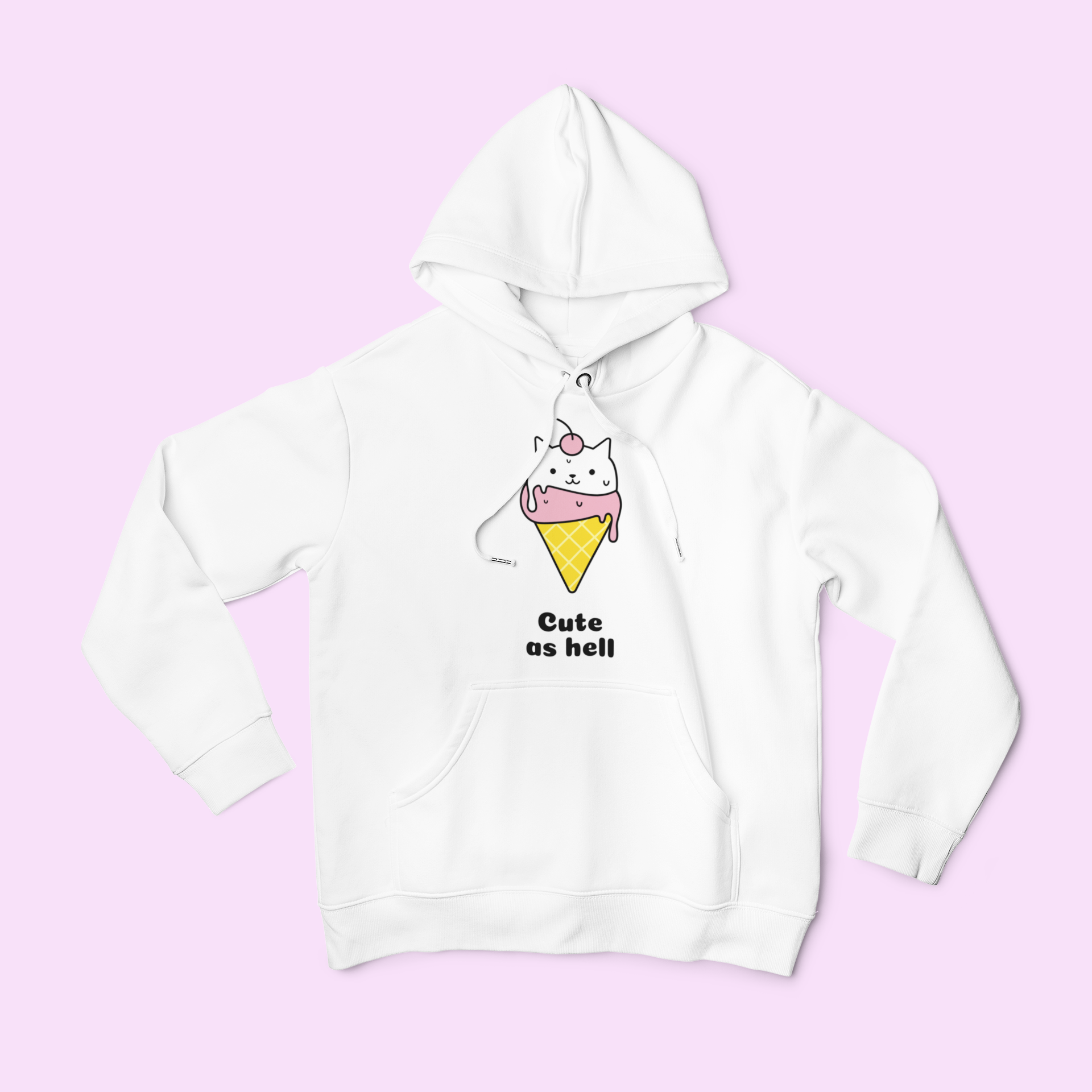 omgkawaii Cute as hell Ice Cream Hoodie