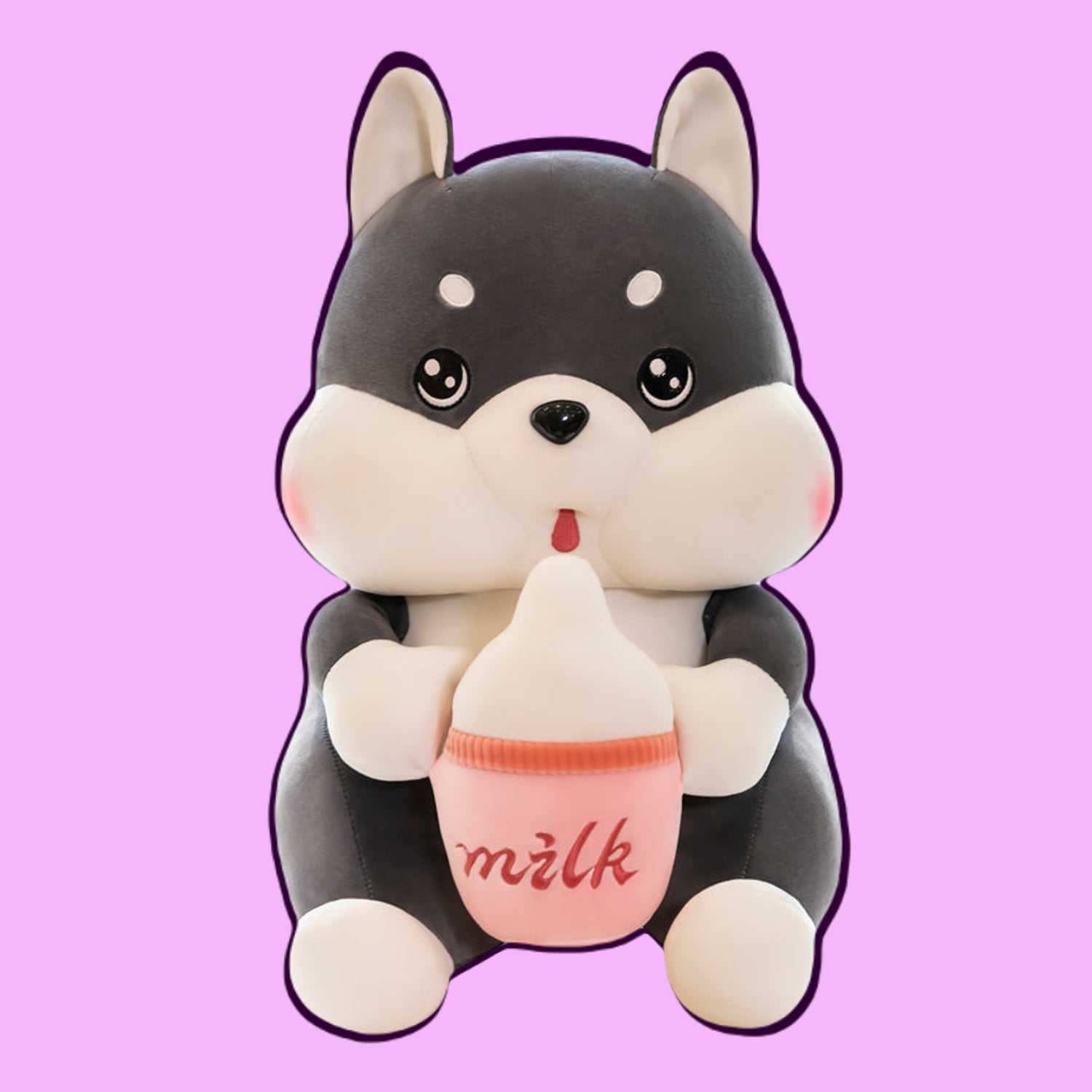 omgkawaii đ° Land Animals Plushies Baby Husky Plush Toy