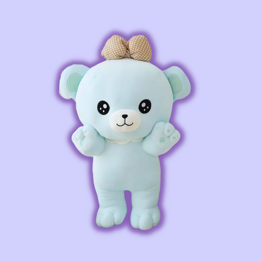 Pink bear squishy sales