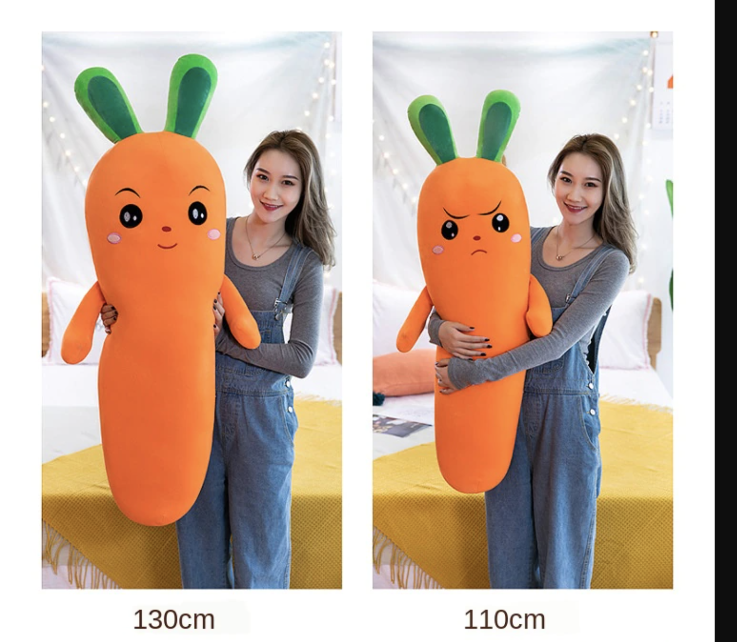 omgkawaiii 🍇 Fruits Plushies Carrot Vegetable Soft Stuffed Plush Pillow Toy