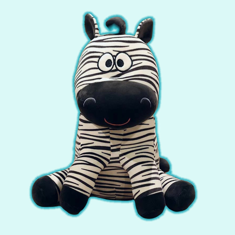 Cute Zebra Stuffed Animal - Main Image