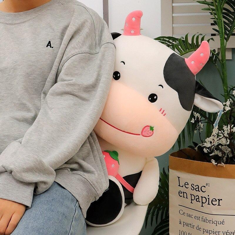 omgkawaiii 🐰 Land Animals Plushies Kawaii Strawberry Cow stuffed animal