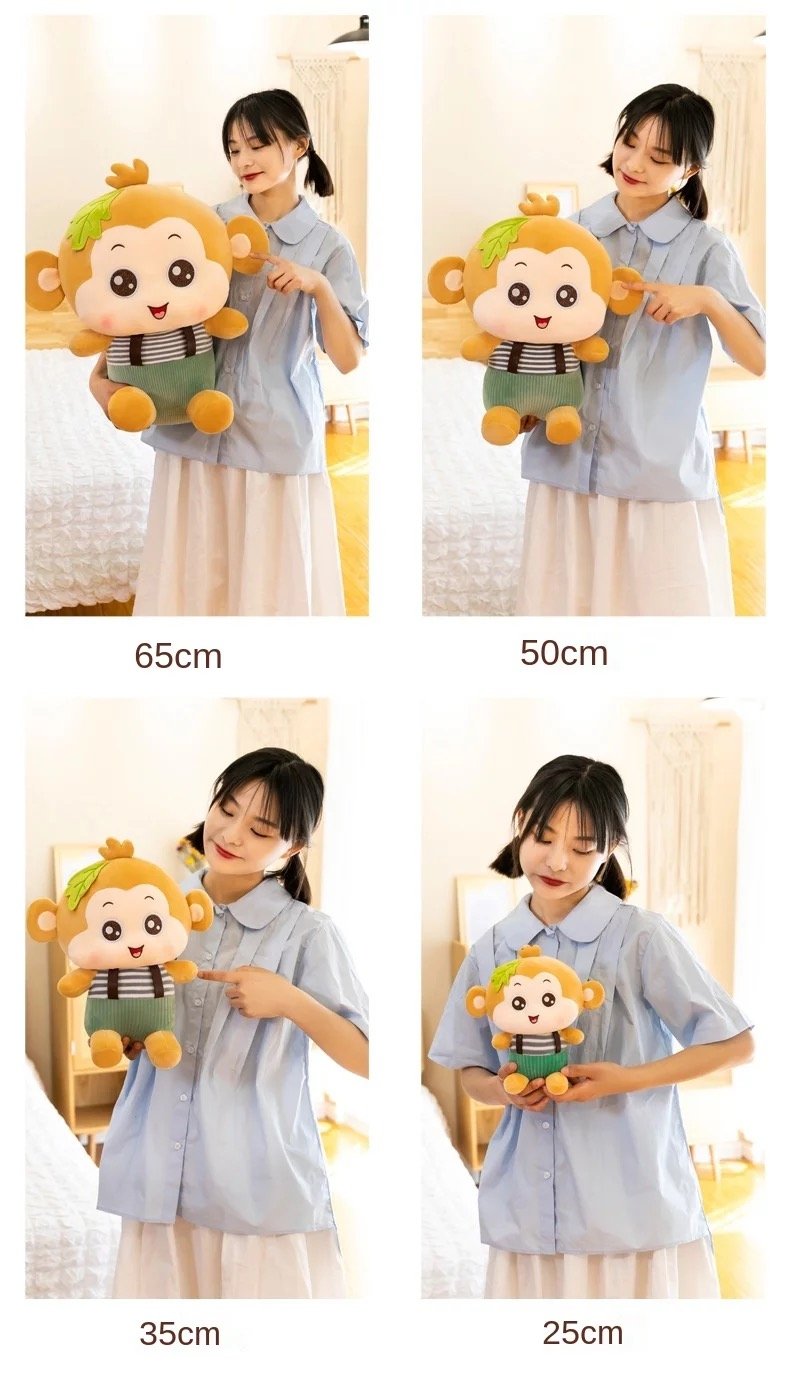 omgkawaiii š° Land Animals Plushies Naughty Strap Monkey Plush Toy
