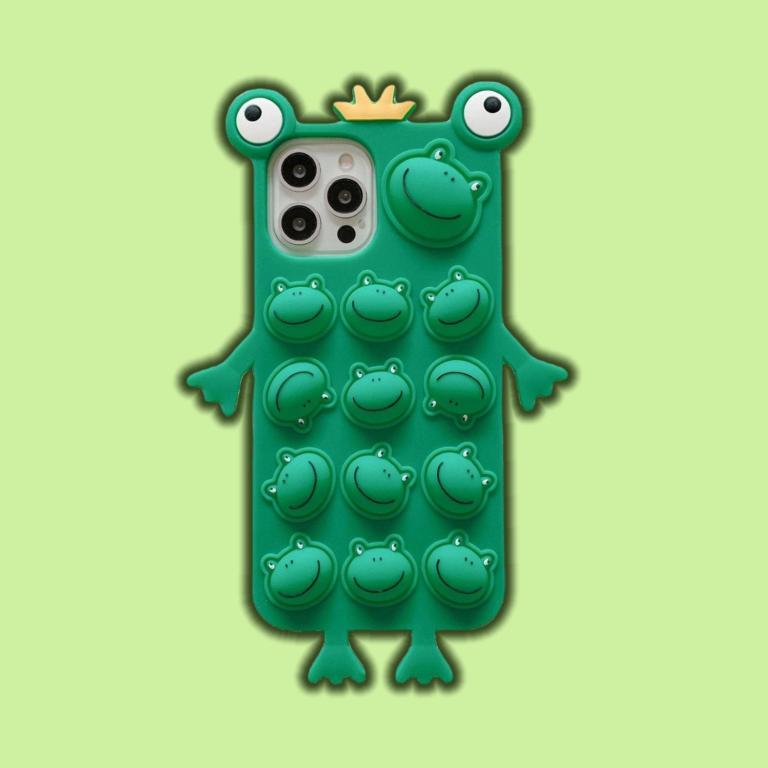 King Frog Pop it case for iPhone