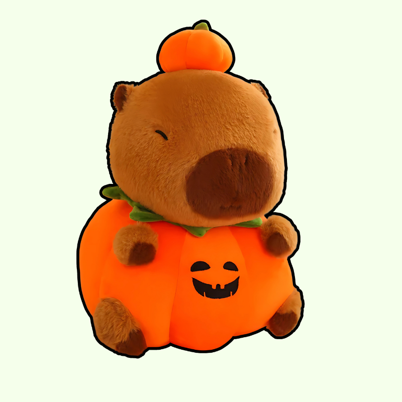 Capybara Pumpkin Pal Plushie