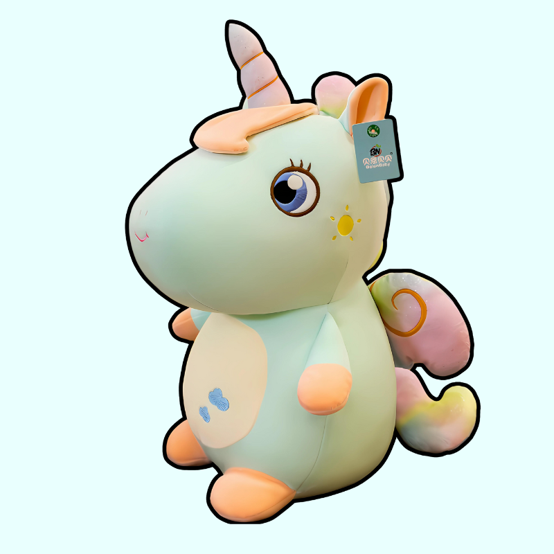 Whimsical Rainbow Unicorn Plush