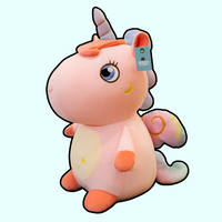 Whimsical Rainbow Unicorn Plush