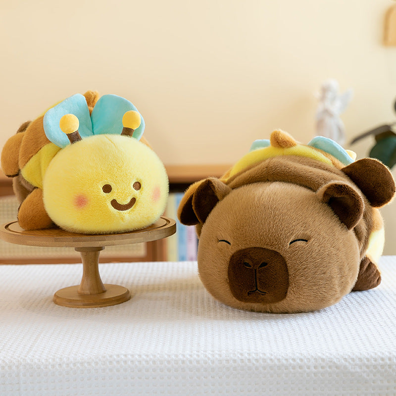 Flip & Snuggle: Capybara to Bumblebee Plush