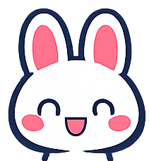 Lumy happy face with closed eyes