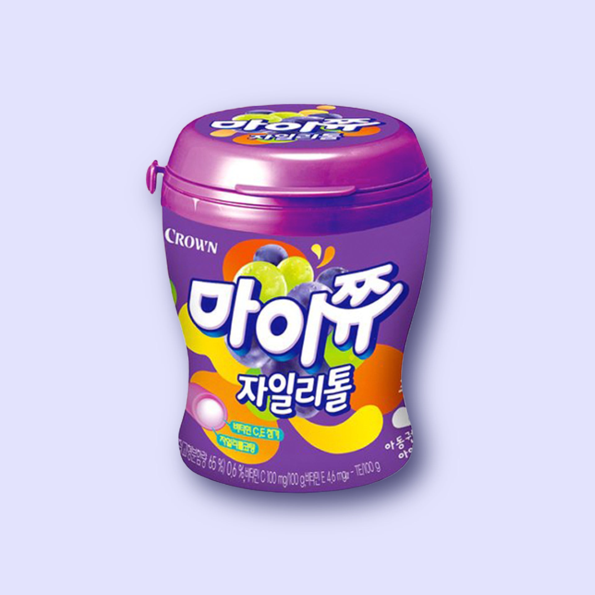 Munch Addict Candy & Chocolate Crown Mychew Grape 110g (Korea)