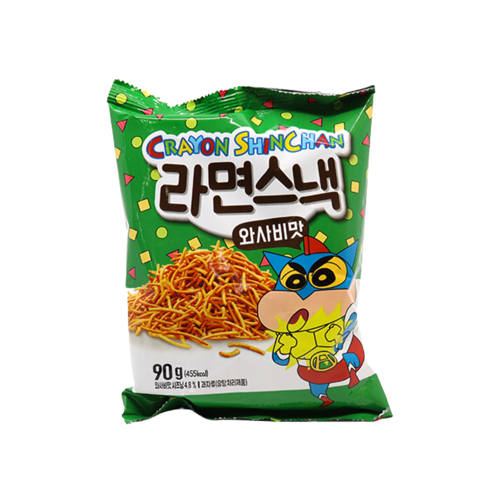 Munch Addict Crayon Shinchan Ramen Snack Wasabi Flavor (Korea)