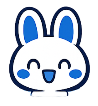 Mylo happy face with closed eyes