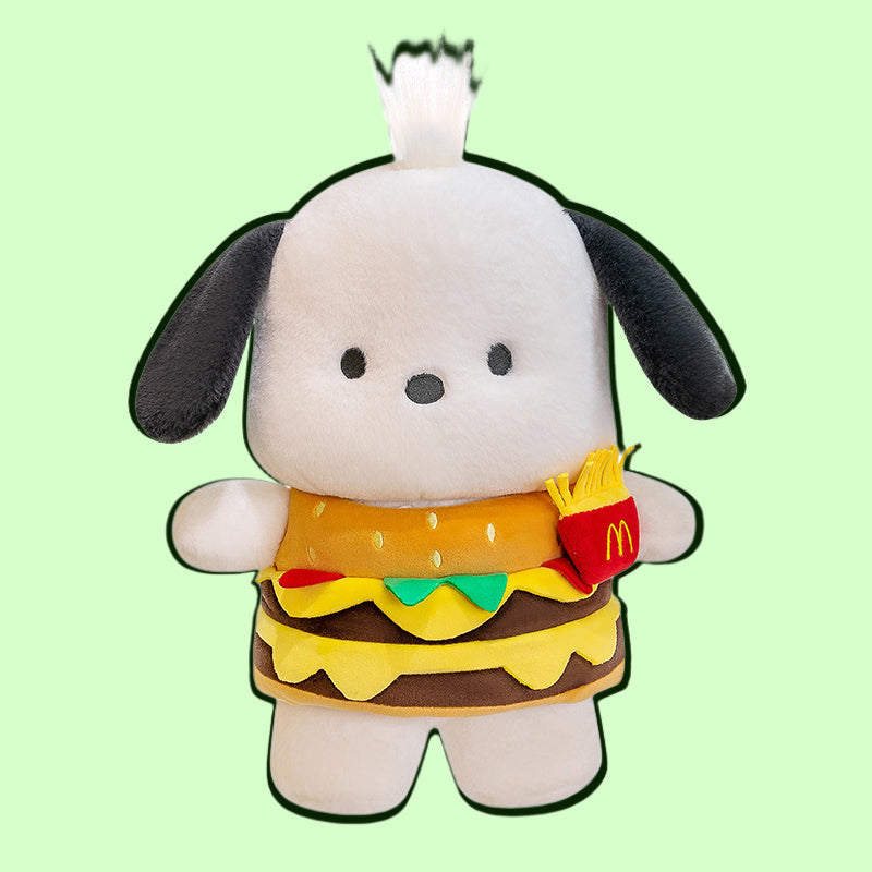The Deliciously Adorable Dog Hamburger Plushie