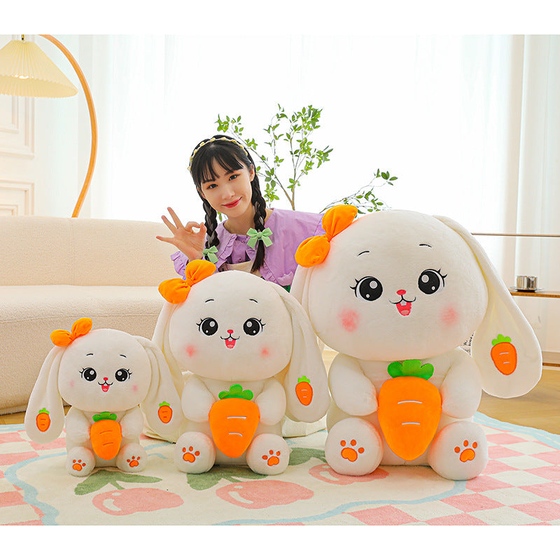 omgkawaii Adorable Bunny Plushie: Huggable Strawberry and Carrot Companion