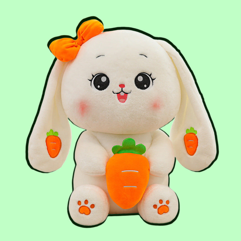 omgkawaii Adorable Bunny Plushie: Huggable Strawberry and Carrot Companion