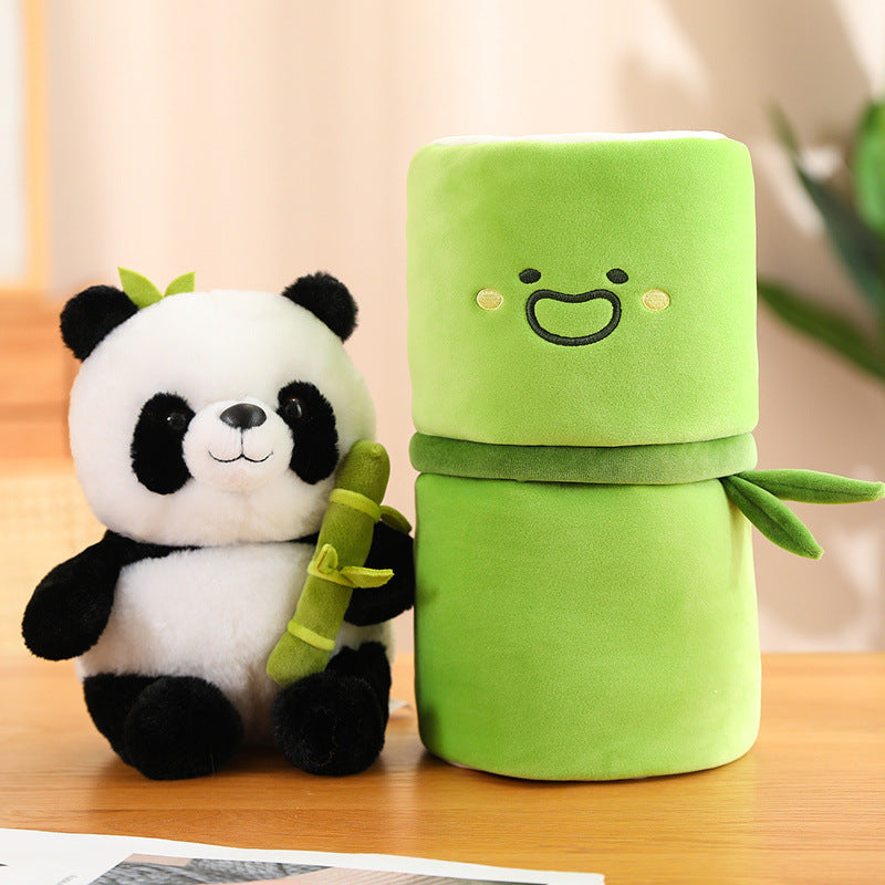 omgkawaii Adorable Panda Plushie Inside Bamboo | Soft and Huggable Toy