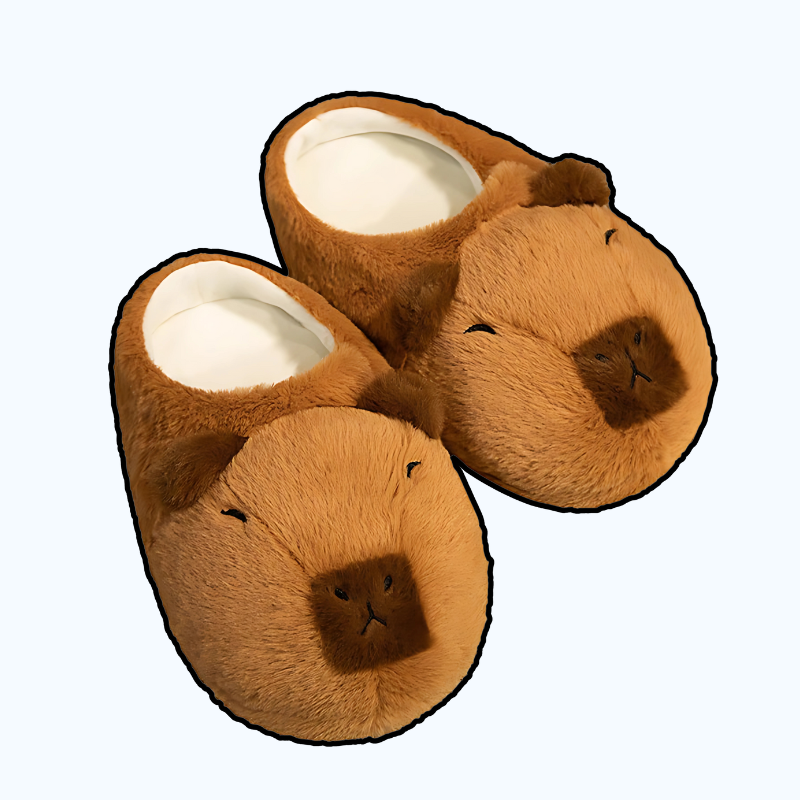 omgkawaii Apparel & Accessories Capybara Cozy Slippers