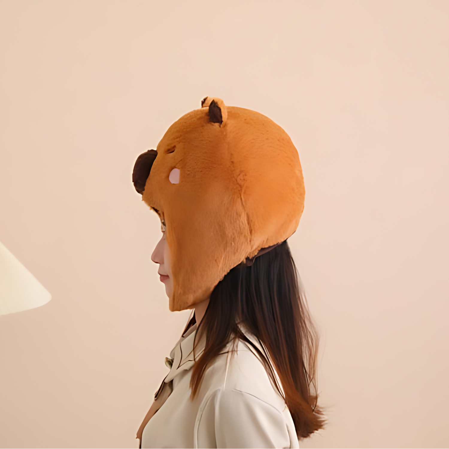 omgkawaii Apparel & Accessories Capybara Plush Hat – Cozy & Cute!