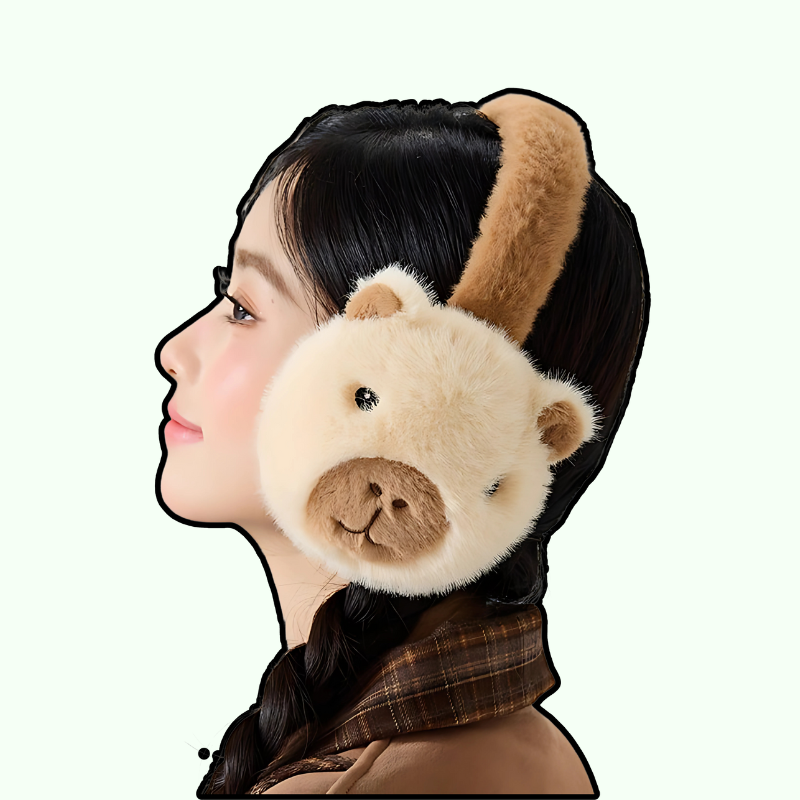 omgkawaii Apparel & Accessories Cozy Capybara Plush Earmuffs