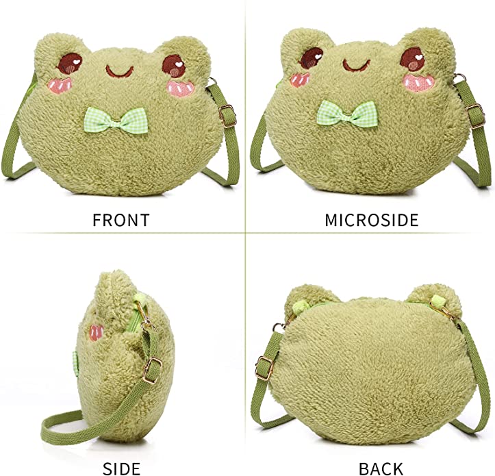 omgkawaii Apparel & Accessories Fluffy Frog Animal Bag