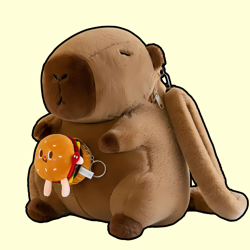 Adorable Kawaii Backpacks with Fun Accessories Hamburger