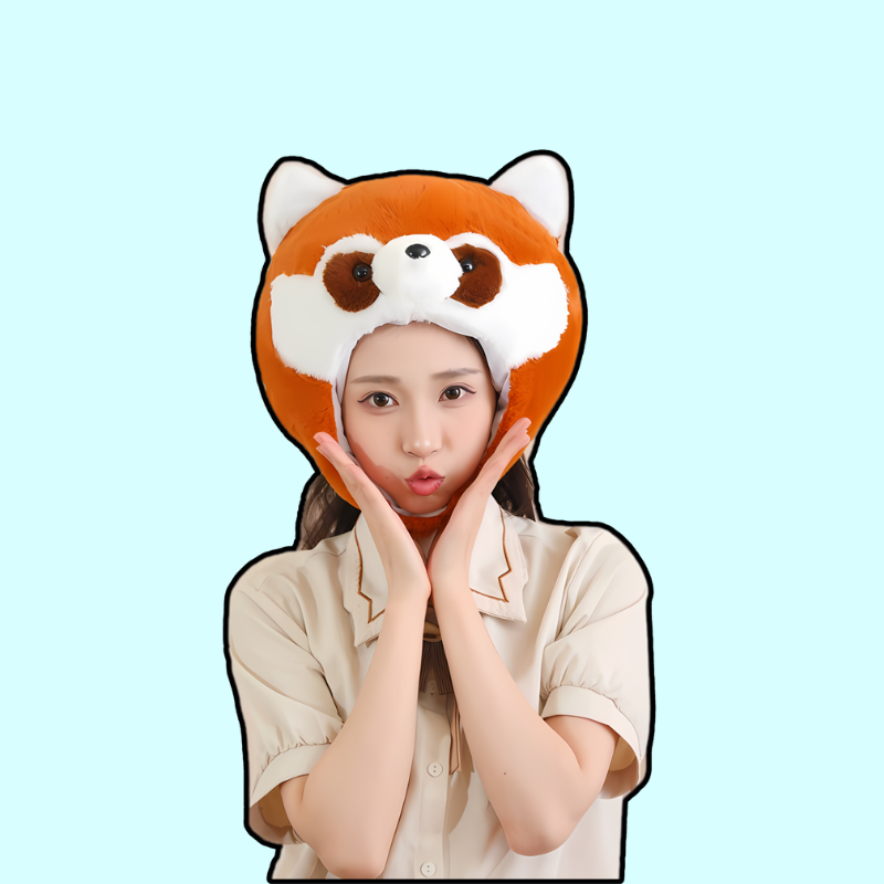 omgkawaii Apparel & Accessories Red Panda Plush Hat