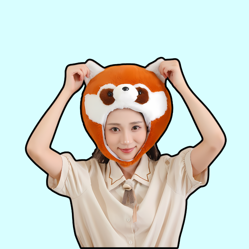 omgkawaii Apparel & Accessories Red Panda Plush Hat