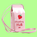 omgkawaii Apparel & Accessories Strawberry Milk Cross Body Purse Bag