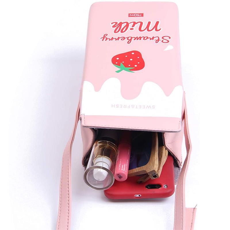 Tokidoki Camo Kawaii Strawberry Milk Carton Handbag, Women's Fashion, Bags  & Wallets, Cross-body Bags on Carousell