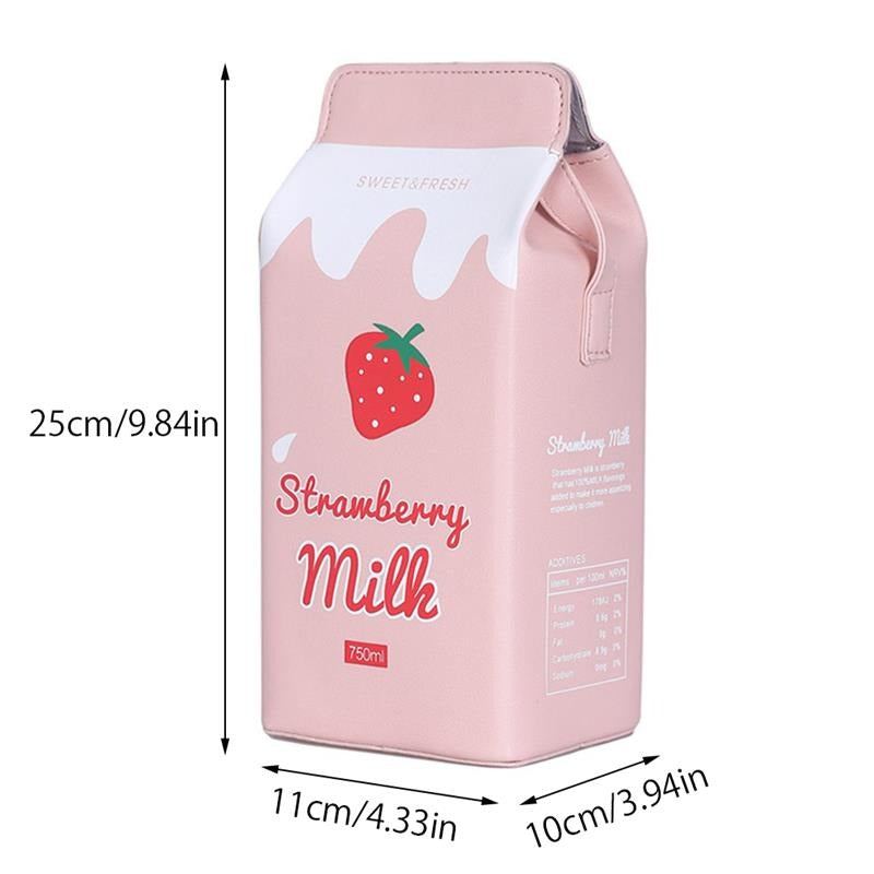 omgkawaii Apparel & Accessories Strawberry Milk Cross Body Purse Bag