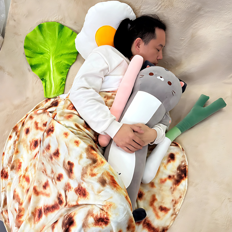 omgkawaii Apparel & Accessories Wrap Yourself in Comfort: The Ultimate Snuggle Kitty Burrito Set