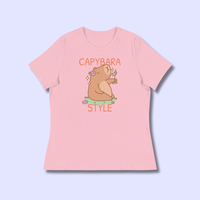 omgkawaii Apparel > Hoodies Pink / S Stylish Capybara T-Shirts