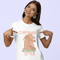 omgkawaii Apparel > Hoodies Stylish Capybara T-Shirts