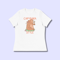 omgkawaii Apparel > Hoodies White / S Stylish Capybara T-Shirts