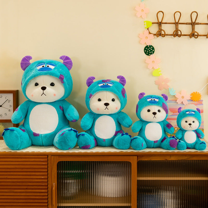 omgkawaii Bear Plushie in Blue Hoodie