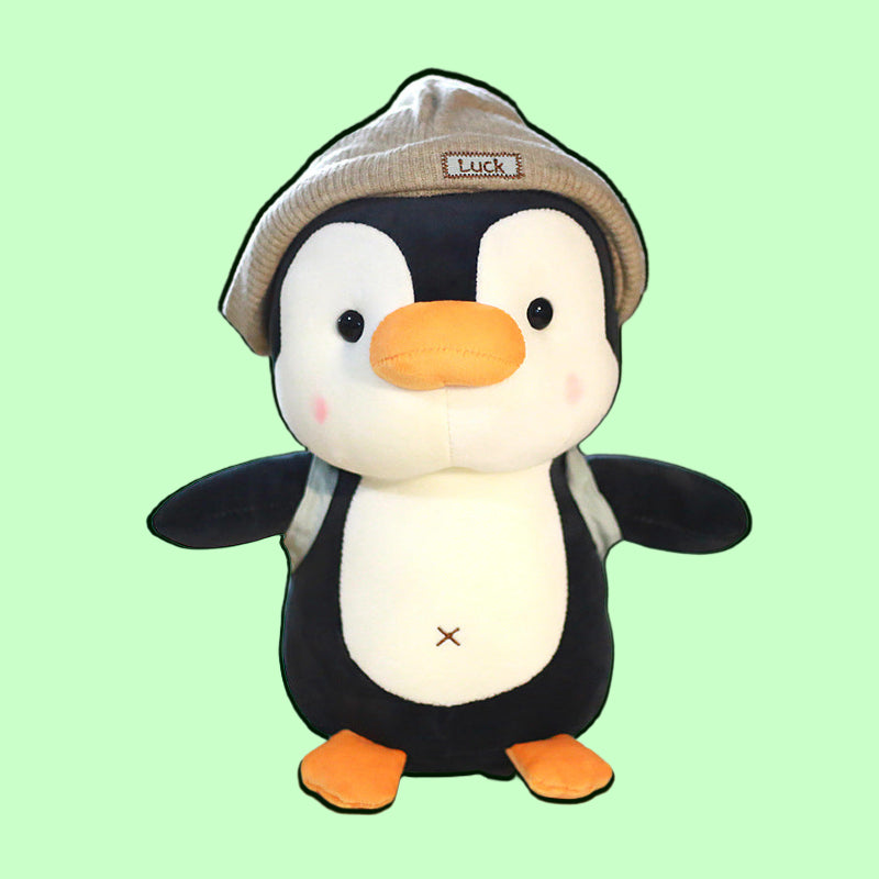 omgkawaii Brown / 35 CM Beanie Buddy: Huggable Penguin Pal with a Cozy Twist