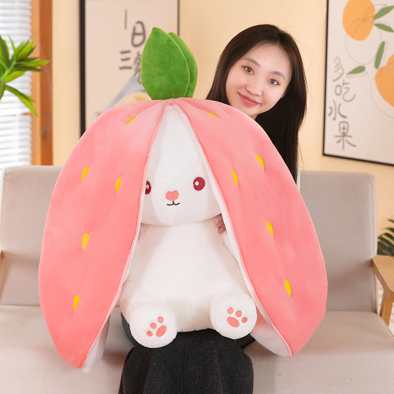 Bunny Fruit Convertible Plush | omgkawaii