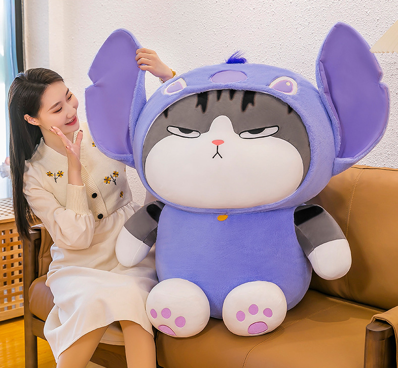 omgkawaii Cat Plushie Transforming with Animal Outfit Collection