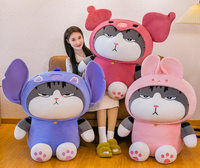 omgkawaii Cat Plushie Transforming with Animal Outfit Collection