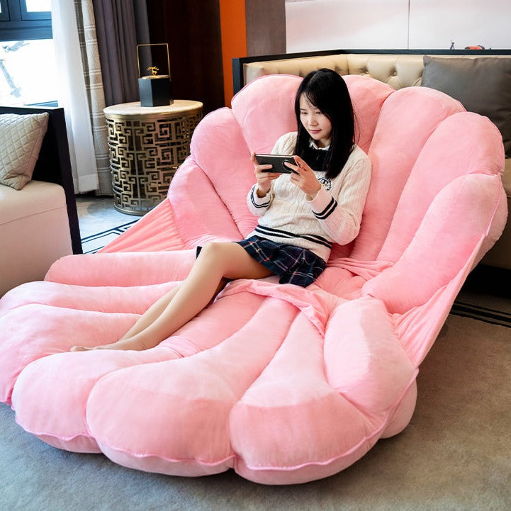 Pink clam online chair