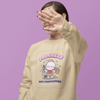 omgkawaii Clothing Kawaii Artist Sweatshirt - Progress Not Perfection