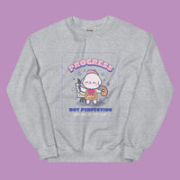 omgkawaii Clothing Sport Grey / S Kawaii Artist Sweatshirt - Progress Not Perfection