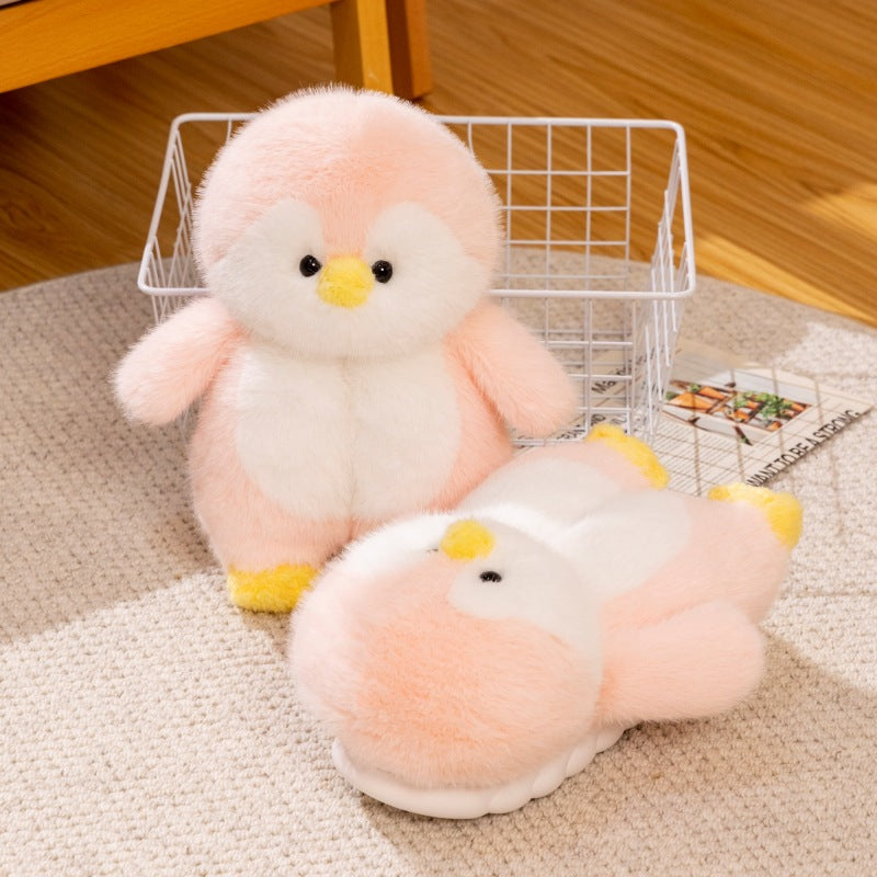 Cozy and Cute Penguin Slippers Light Pink