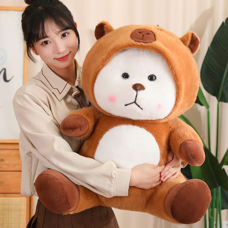 omgkawaii Cuddly Capybara Bear Plush: Huggable Happiness!